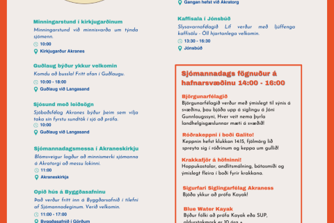 Sjómannadagurinn, 1.júní 2025